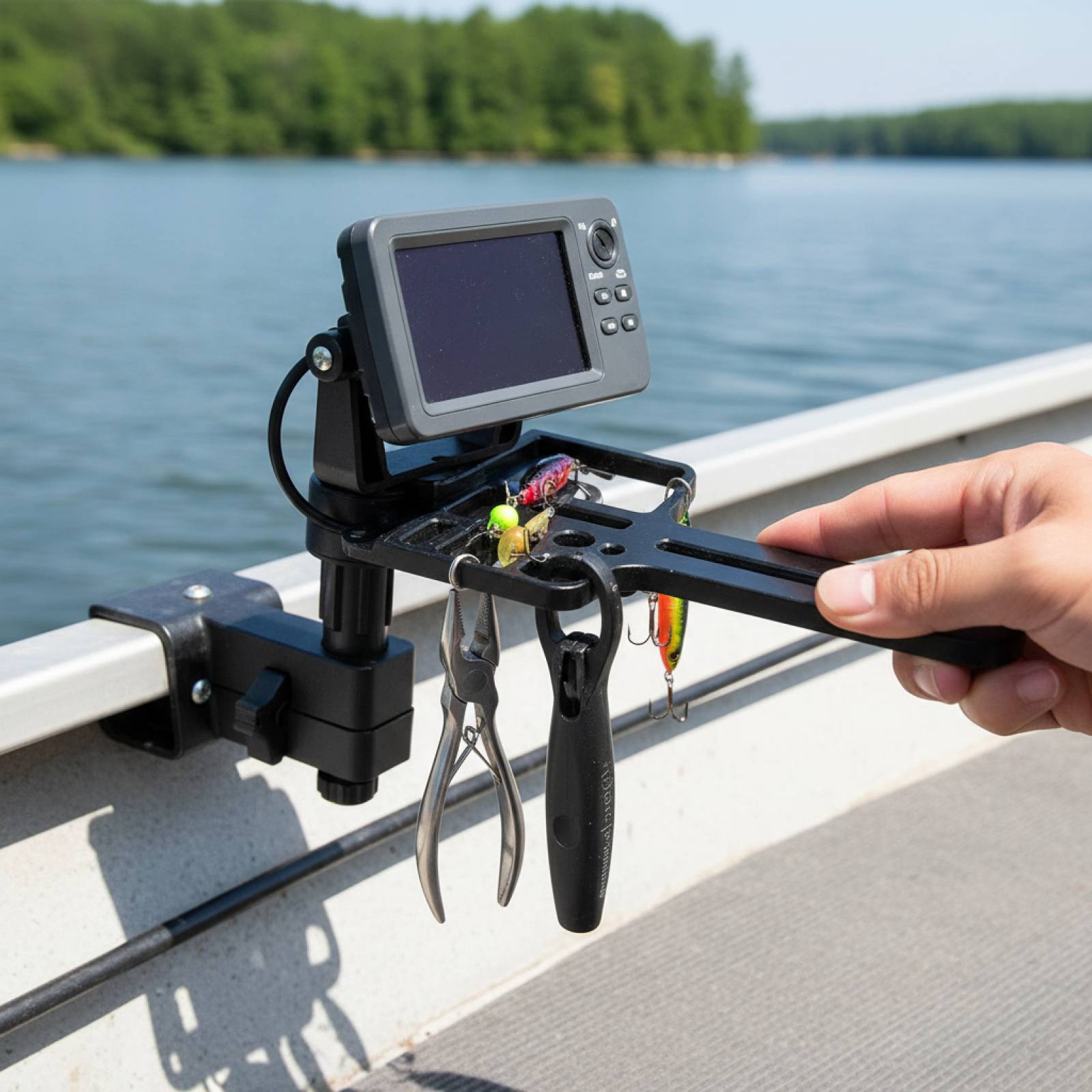 Fishing Kayak Cart - Stainless Steel Kayak Fishing Tool Holder