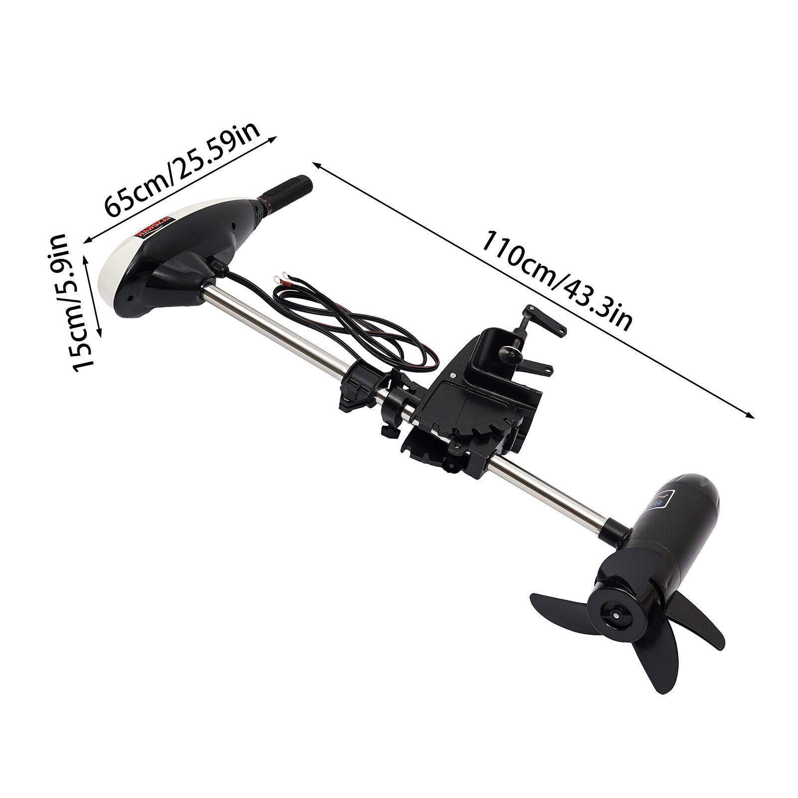 12V 65LBS Electric Outboard Mo - Fishing Kayak Trolling Motor review and price