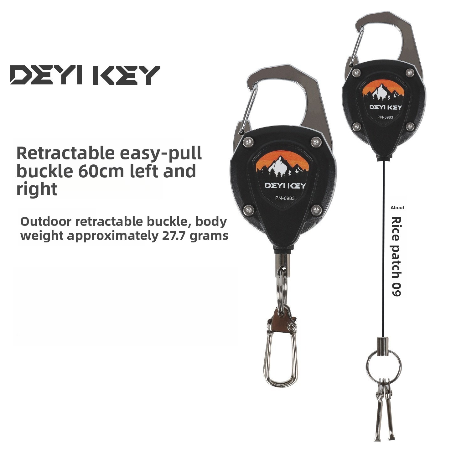 Retractable Keychain Heavy Dut - Fishing Kayak Rod Holder review and price